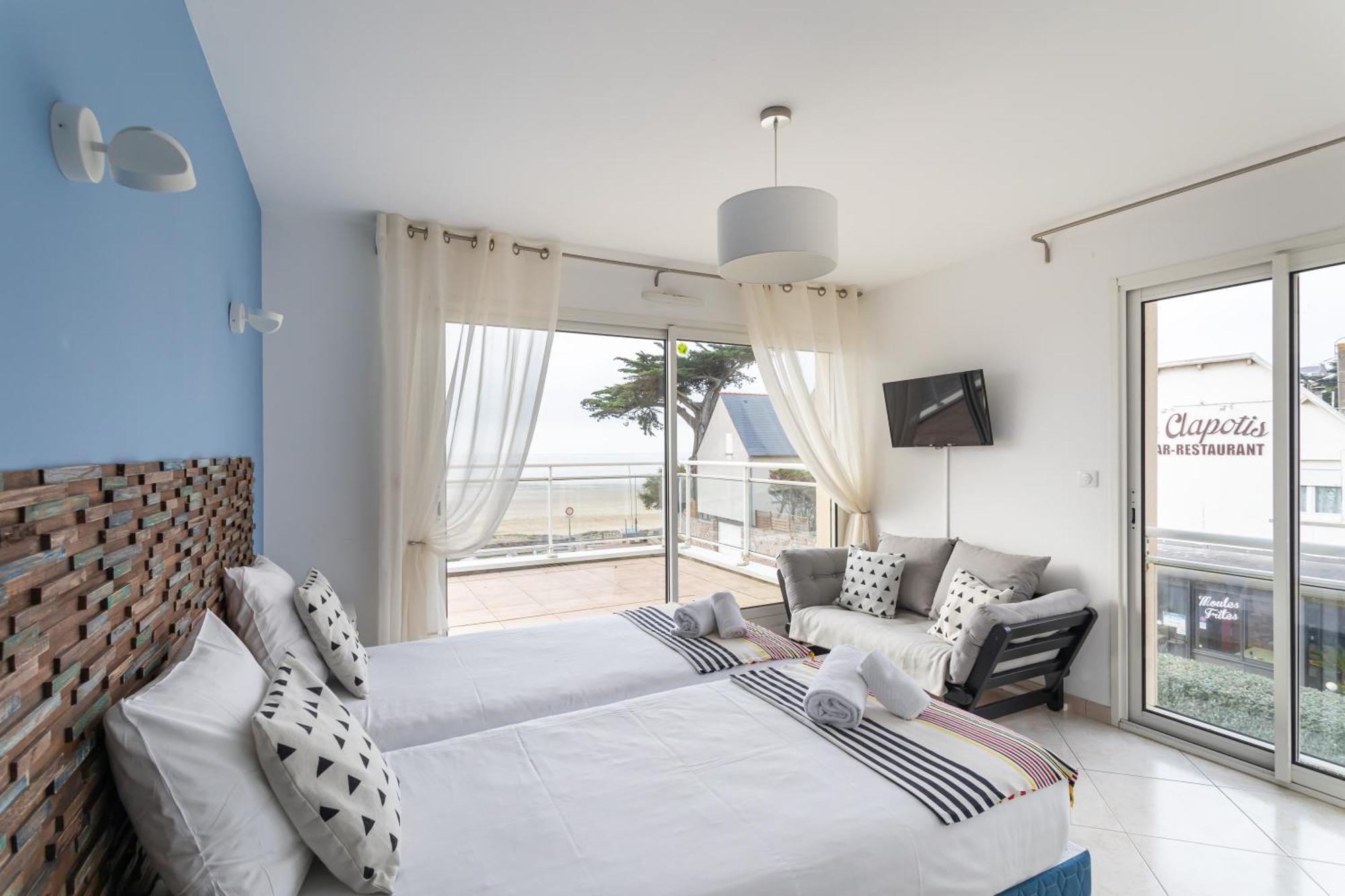 Glaz-Zen - Spacieux Appt Face A La Mer Erquy Exterior photo